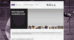 Desktop Screenshot of nolacrosse.com