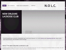 Tablet Screenshot of nolacrosse.com